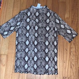 Snake Print Top